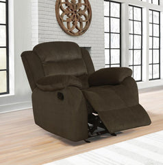 Rodman Brown Glider Recliner