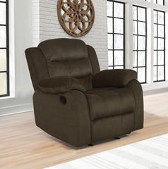 Rodman Brown Glider Recliner