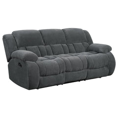 Weissman Grey 2 Pc Motion Sofa Set