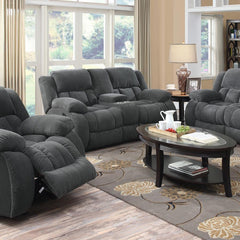 Weissman Grey Motion Loveseat