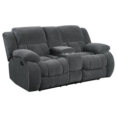 Weissman Grey Motion Loveseat