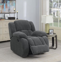 Weissman Grey Glider Recliner