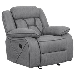 Higgins Grey Glider Recliner