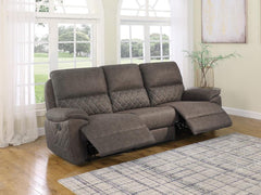 Variel Brown Motion Sofa