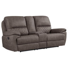 Variel Brown Motion Loveseat