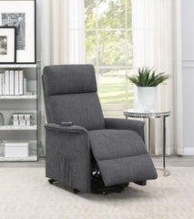 Herrera Grey Power Lift Massage Chair