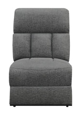 Bahrain Grey Armless Chair