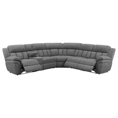 Bahrain Grey 6 Pc Power Sectional