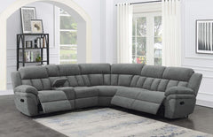 Bahrain Grey 6 Pc Motion Sectional
