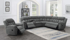 Bahrain Grey 6 Pc Motion Sectional