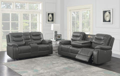 Flamenco Grey 2 Pc Power Sofa Set