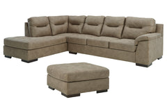 Maderla 2-Piece Sectional with Ottoman - PKG011002