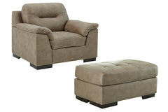 Maderla Chair and Ottoman