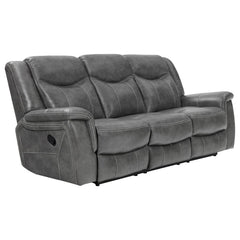 Conrad Grey 3 Pc Motion Sofa Set