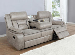 Greer Beige 2 Pc Motion Sofa Set