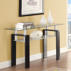 Dyer Black Sofa Table