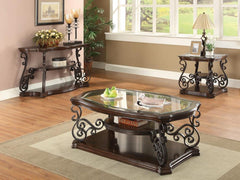 Laney Brown Sofa Table