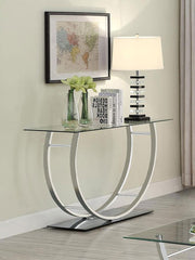 Danville Silver Sofa Table