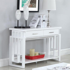 Schmitt White Sofa Table