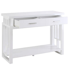 Schmitt White Sofa Table