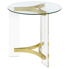 Janessa Gold End Table