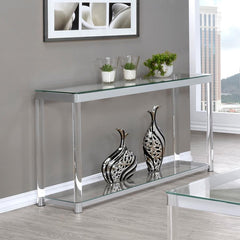Anne Silver Sofa Table