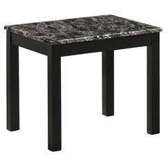 Darius Black 3 Pc Coffee Table Set