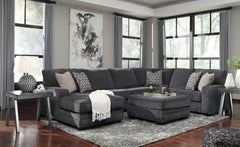 Tracling 3-Piece Sectional with Ottoman - PKG001612