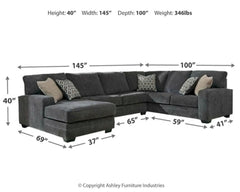 Tracling 3-Piece Sectional with Chaise - 72600S1