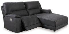 Henefer 2-Piece Power Reclining Sectional with Chaise - 78606S3