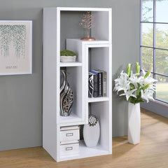 Velma White Bookcase / Tv Stand