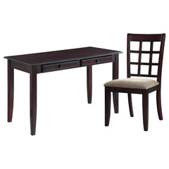 Newton Brown 2 Pc Desk Set