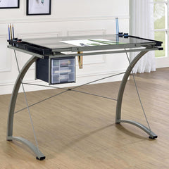 Melo Grey Drafting Desk