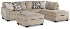 Decelle 2-Piece Sectional with Ottoman - PKG011012