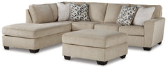 Decelle 2-Piece Sectional with Ottoman - PKG011013