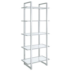 Hartford Silver Bookcase