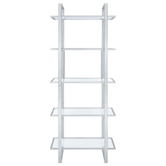 Hartford Silver Bookcase