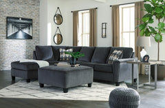 Abinger 2-Piece Sectional with Ottoman - PKG008223