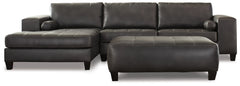 Nokomis 2-Piece Sectional with Ottoman - PKG011026
