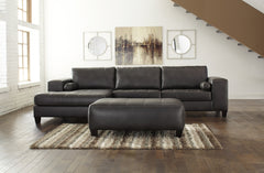 Nokomis 2-Piece Sectional with Ottoman - PKG011026