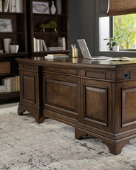 Hartshill Brown Executive Desk