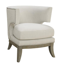 Jordan White Accent Chair