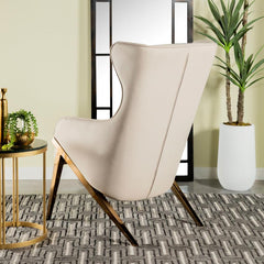 Walker Beige Accent Chair