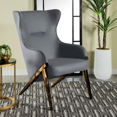 Walker Black Accent Chair