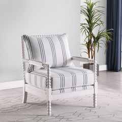 Blanchett White Accent Chair