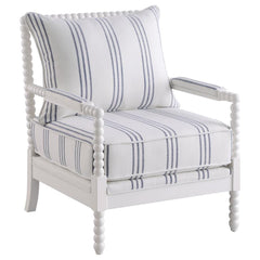 Blanchett White Accent Chair