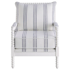 Blanchett White Accent Chair