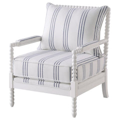 Blanchett White Accent Chair