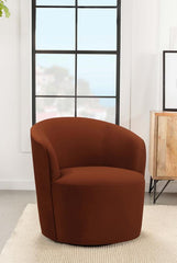 Joyce Orange Swivel Chair