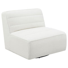 Cobie White Swivel Chair